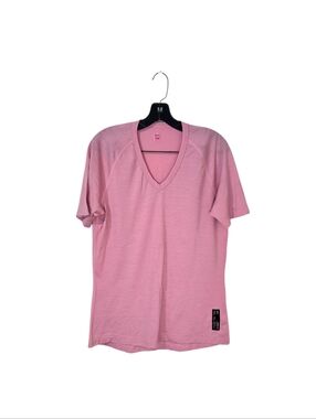 RAPHA Women Merino Base Layer Short Sleeve Tee Rose Pink Women's XL Cycle Gear